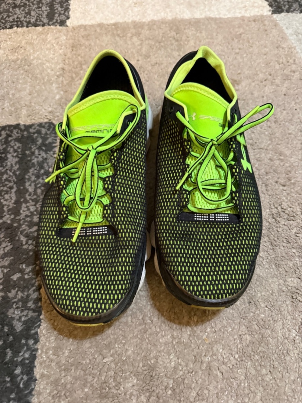 Men's Under Armour Speedform Gemini 2.1 running neon green Sneakers-13